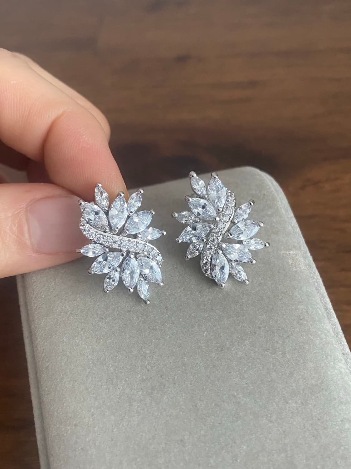 마키즈 큐빅 목걸이 귀걸이 세트 상품이미지8