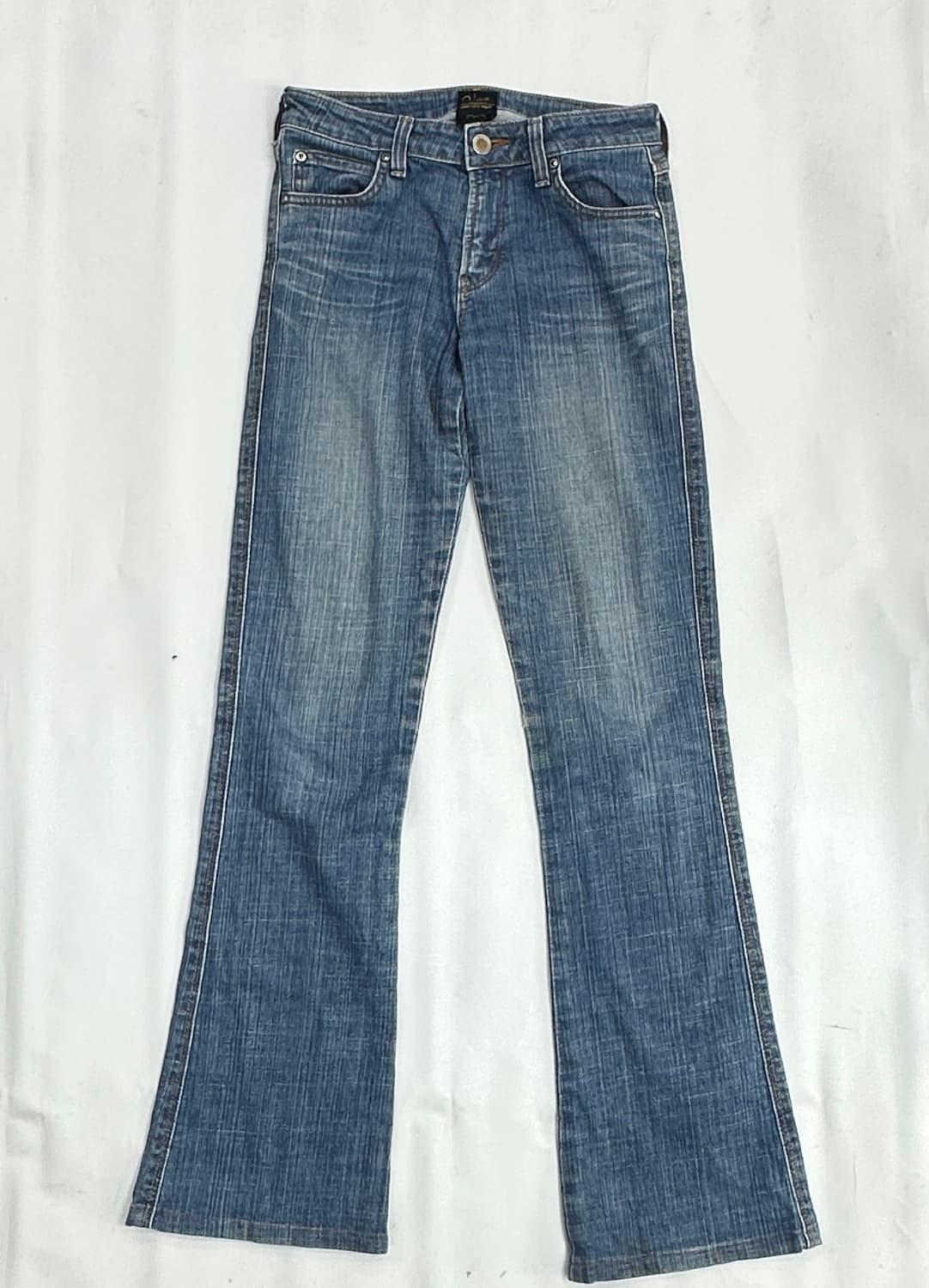 ⭐️SOMETHIN6 에드윈 중청 y2k 빈티지 워싱 부츠컷 데님⭐️ 상품이미지2