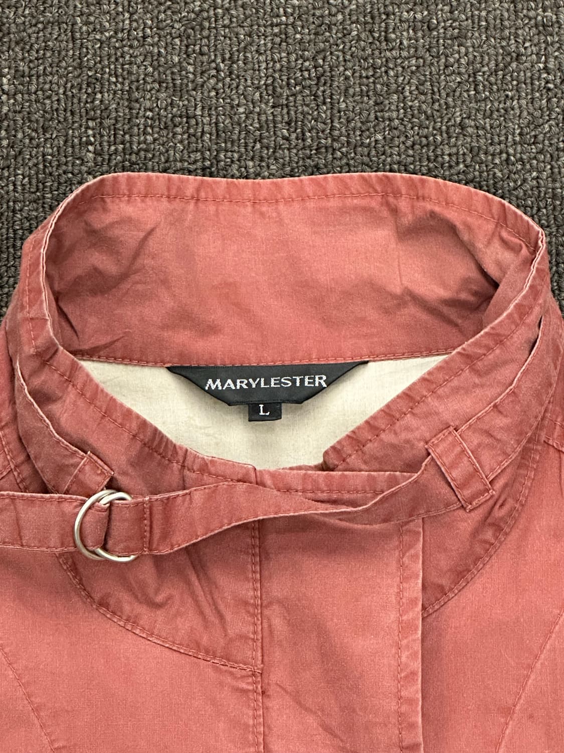 L)MARYLESTER vintage 여성 인디핑크 유틸리티 워크 자켓 상품이미지3