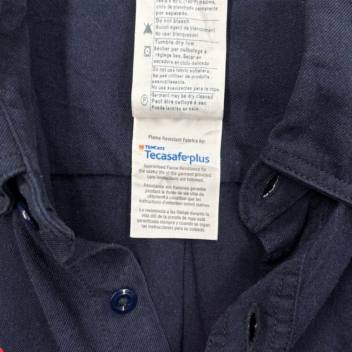 (L) 칼하트 FR 자수 디테일 다크 네이비 워크 셔츠 made in U 상품이미지5