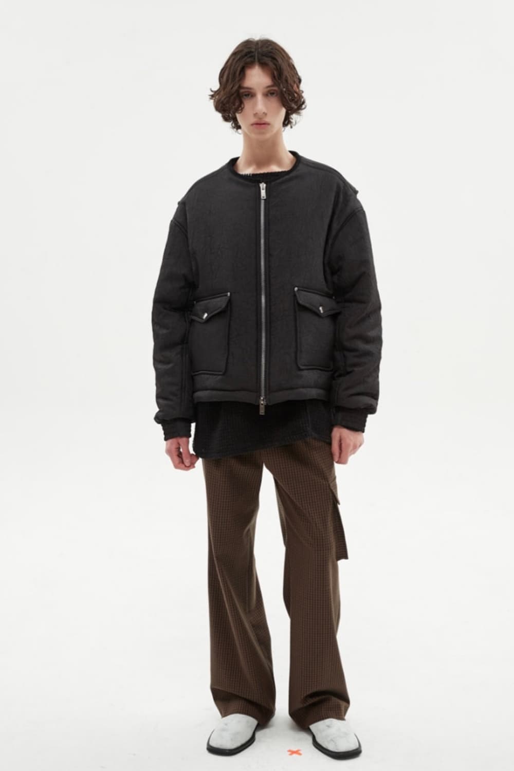 앤더슨벨 알렉 칼라리스 숏패딩 자켓 블랙 M 상품이미지3