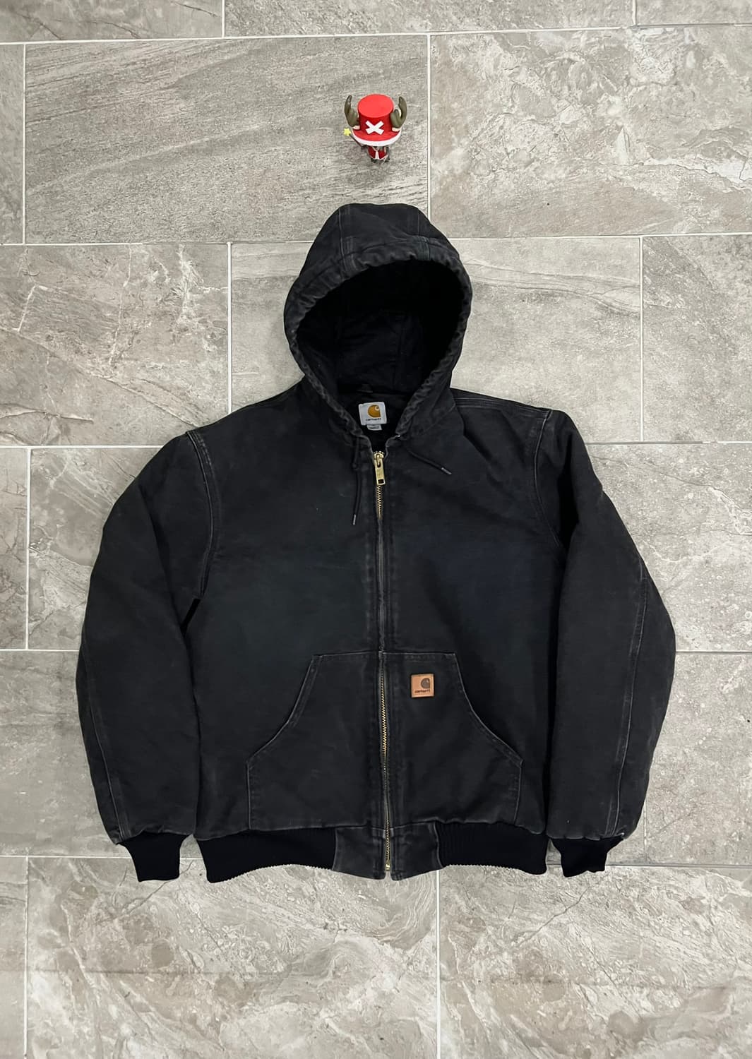 (M) 칼하트 덕 액티브 후드자켓 J130 BLK 블랙 상품이미지1