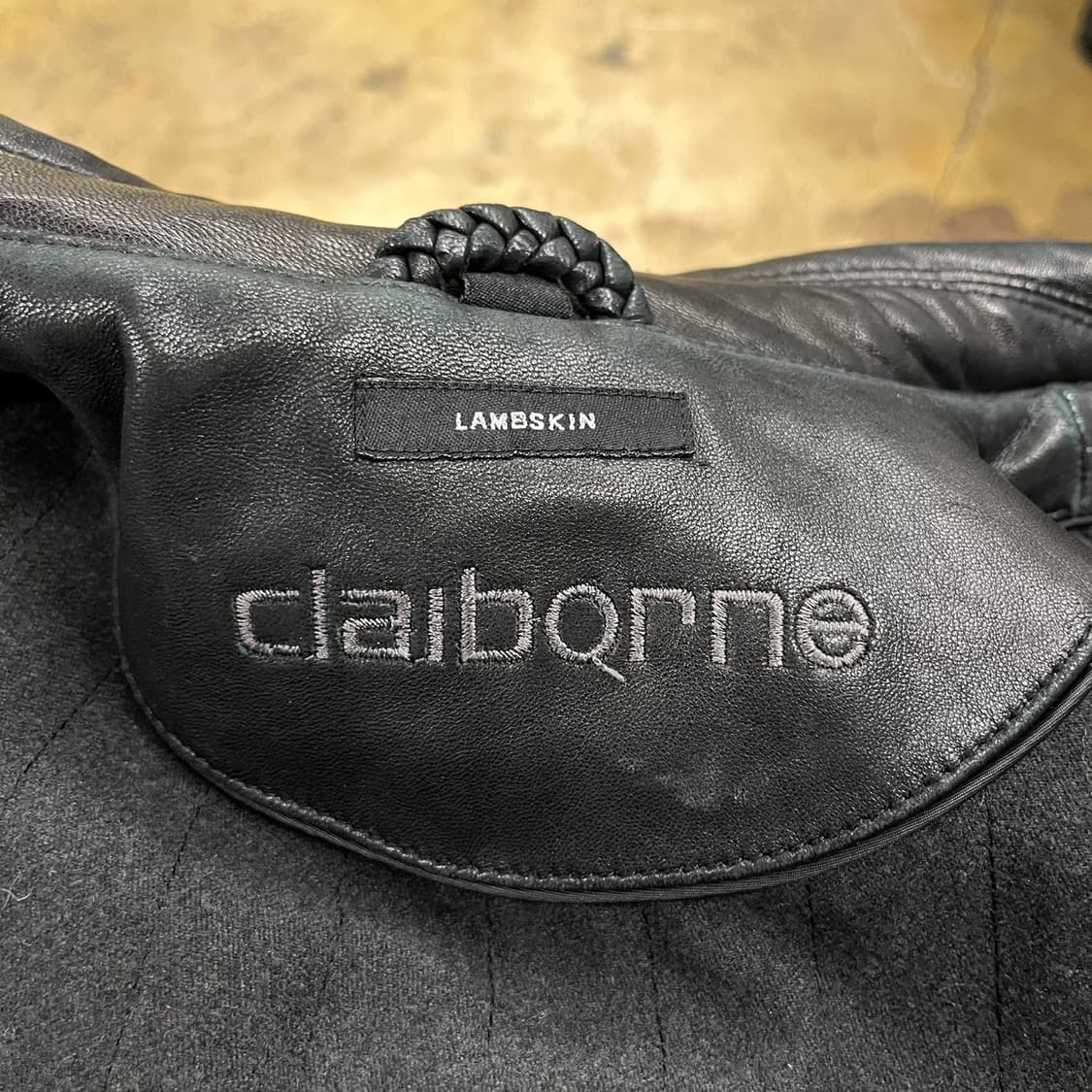 [ 정품 ] Claiborne 빈티지 양가죽 레더 자켓 b16 상품이미지5