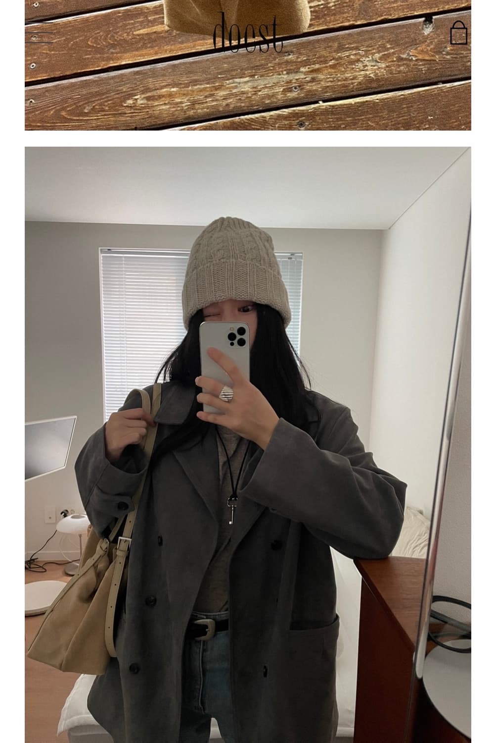 doest Brique Bag_ Black 판매합니다. 상품이미지1