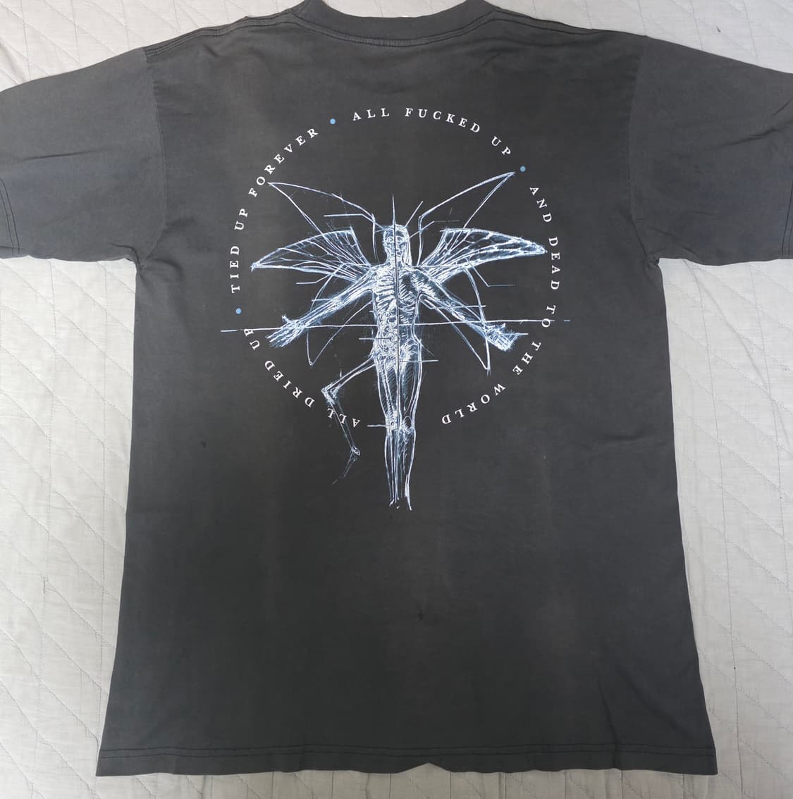 [L] 90s REPAIRED 마릴린맨슨 안티크라이스트 빈티지 밴드티 상품이미지9