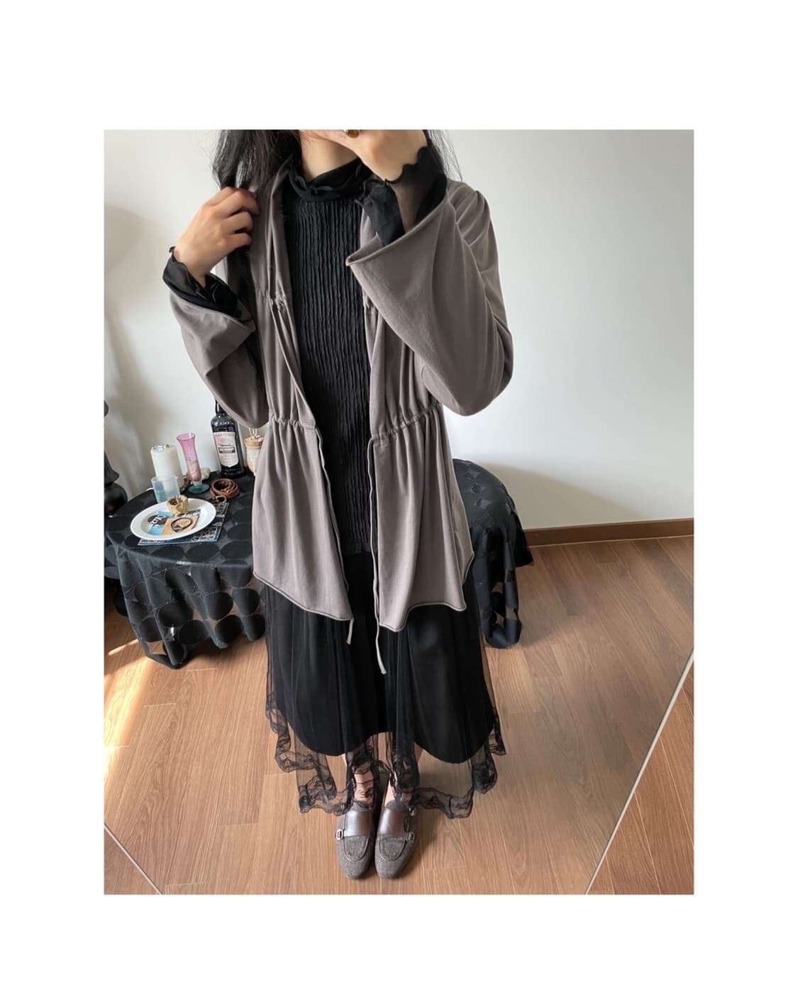 wrinkle layered top 상품이미지6