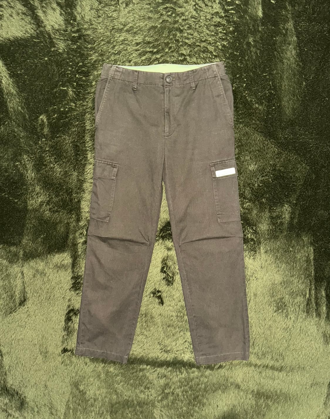 [2] UNDERCOVER 10AW 로고 라벨 카고 팬츠 올리브 상품이미지1