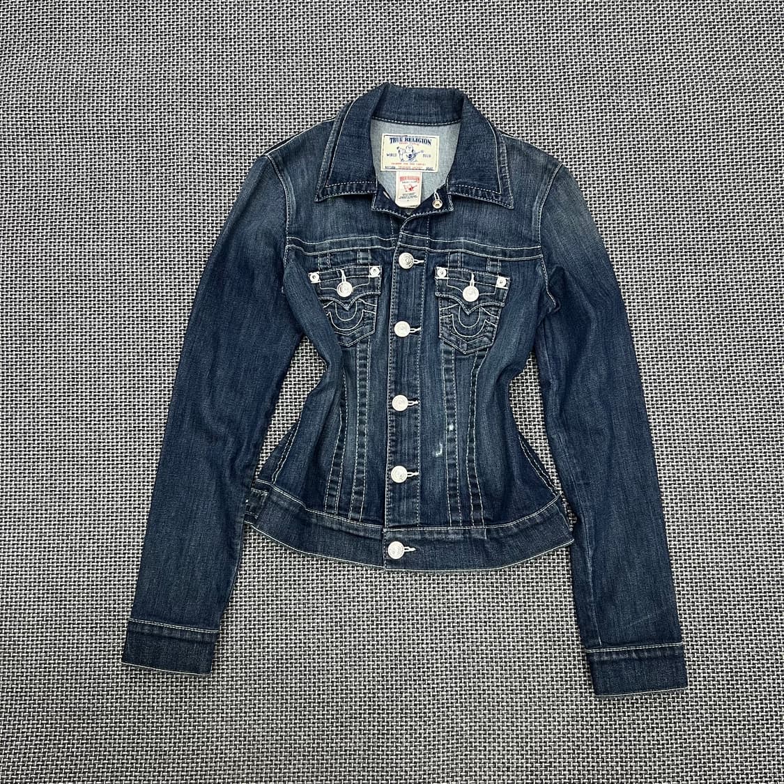 트루릴리전 워싱 트러커 자켓 상품이미지1