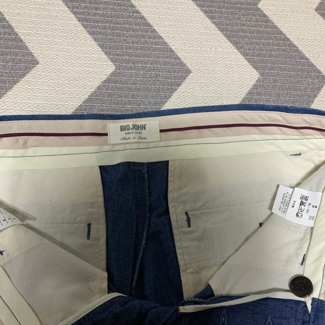 빅존 샴브레이 쇼츠 s 상품이미지3