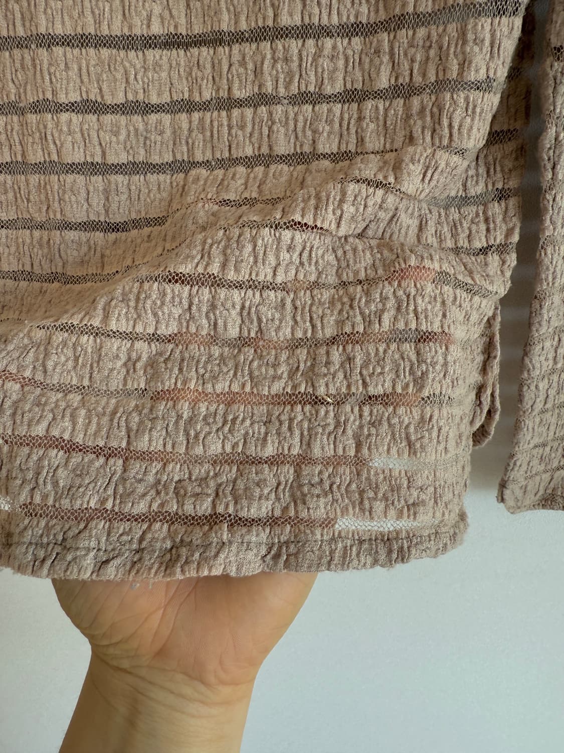 Pre owned 시스루 니트 상품이미지4