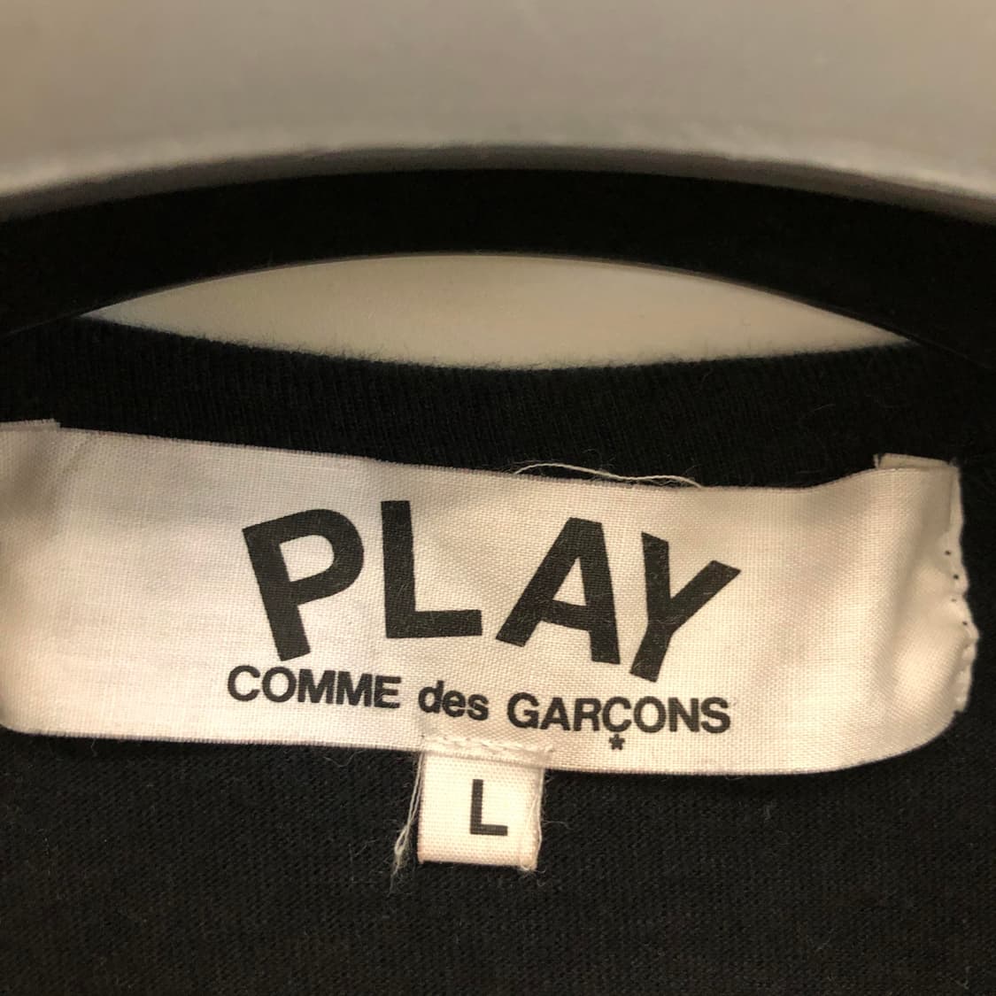 꼼데가르송 와펜 블랙 긴팔 L 상품이미지5