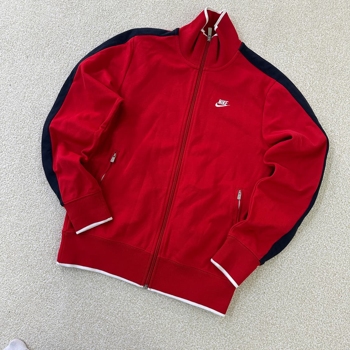 M 나이키 레드 트랙 재킷 져지 0320D 상품이미지1