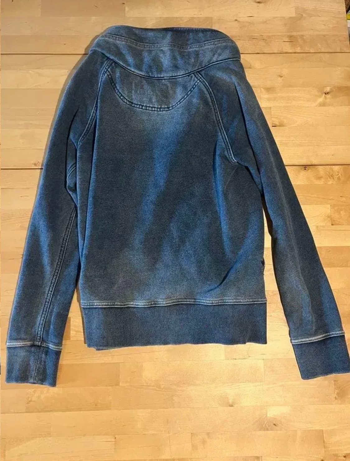 g.o.a 고아 후드집업 데님 블루 상품이미지2