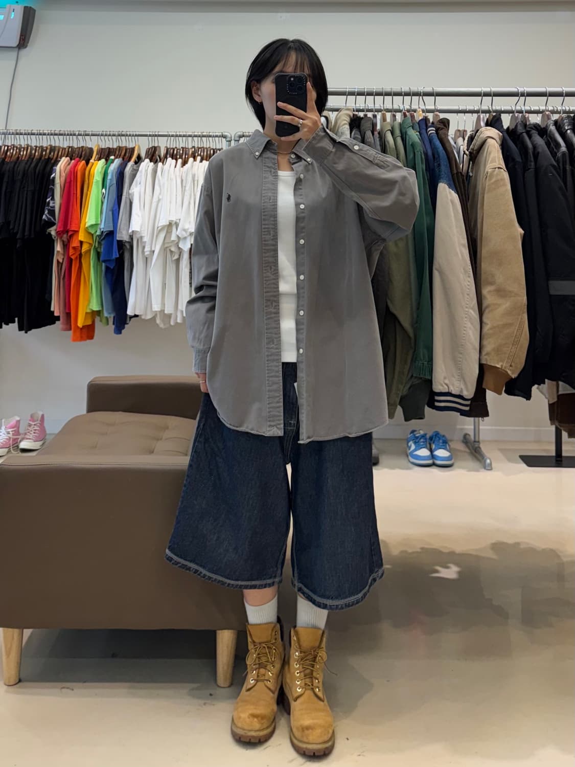 폴로 랄프로렌 셔츠 그레이 상품이미지8
