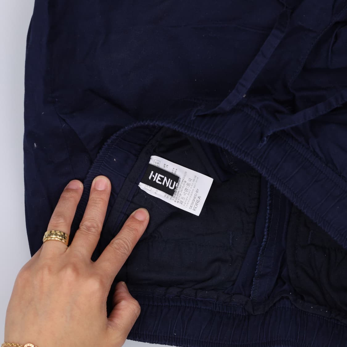 81-100 힌스 코튼 밴딩 팬츠 0424H1 상품이미지3