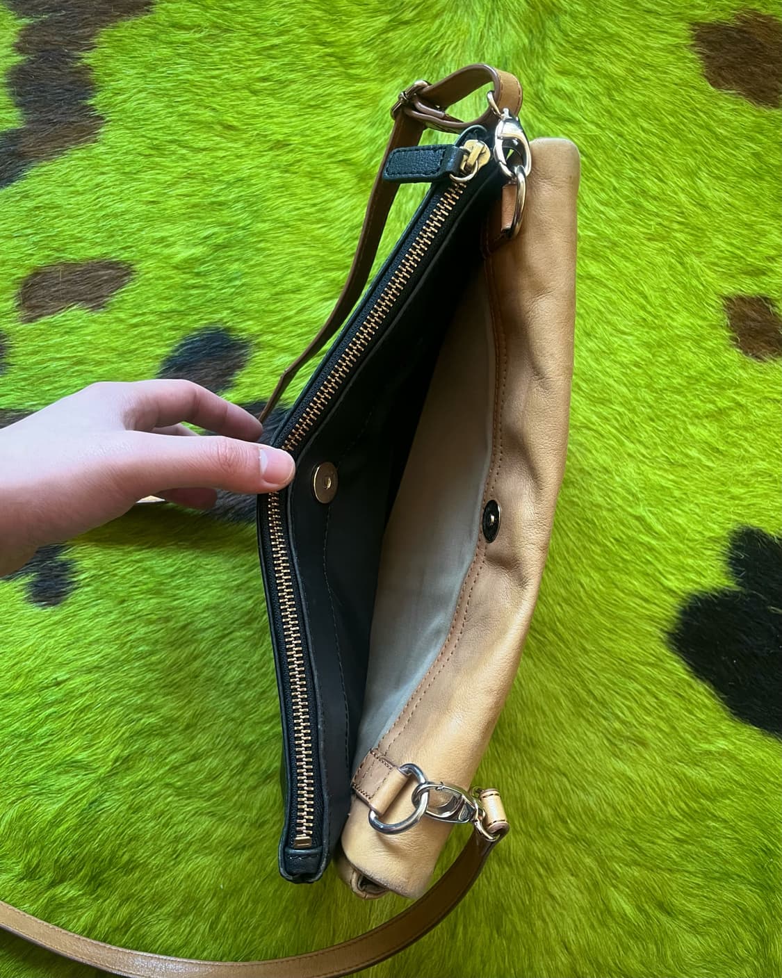 Jpn Vintage Real Leather Studs Multi Bag 상품이미지8