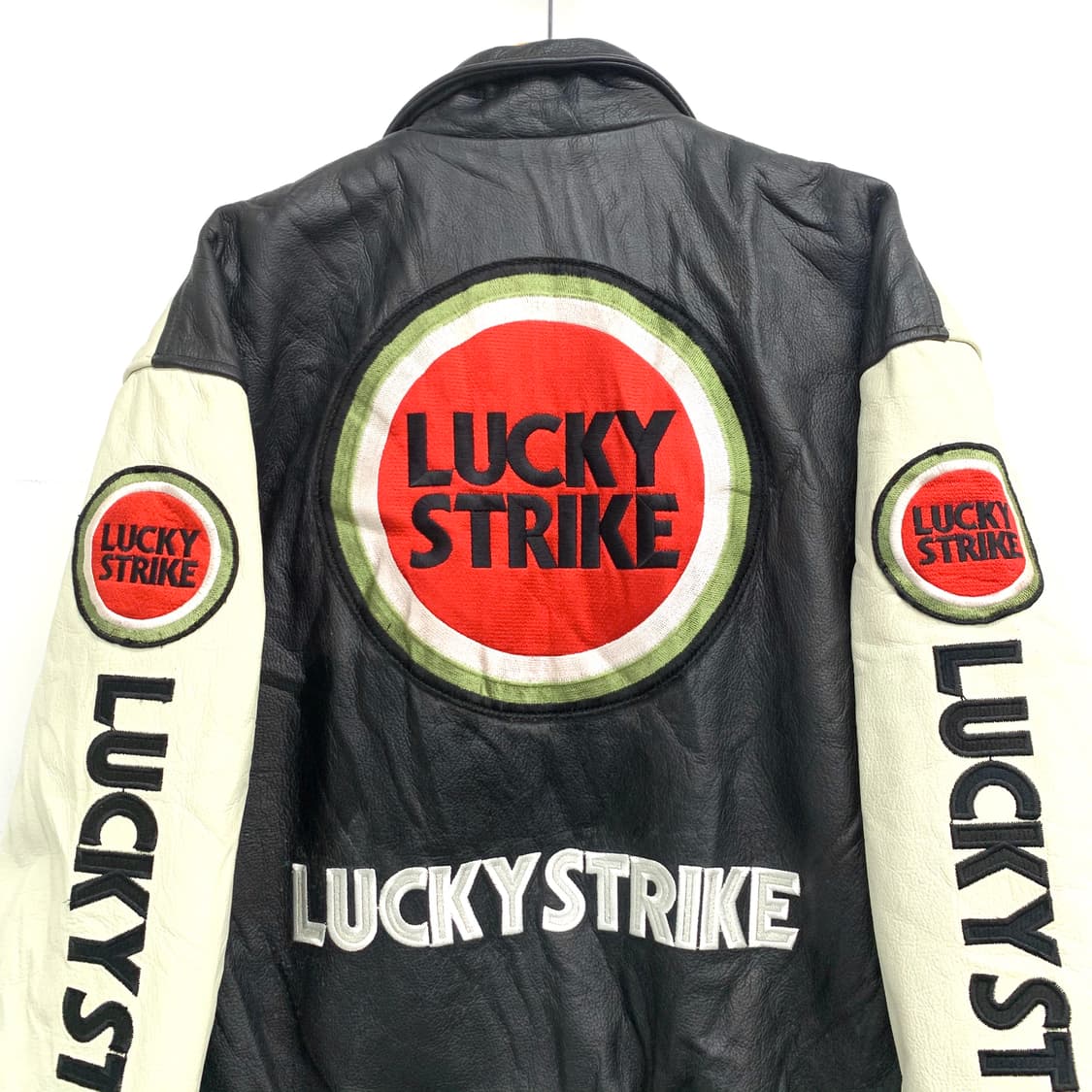 럭키 스트라이크 레이싱 팀 카우 레더 자켓 상품이미지8