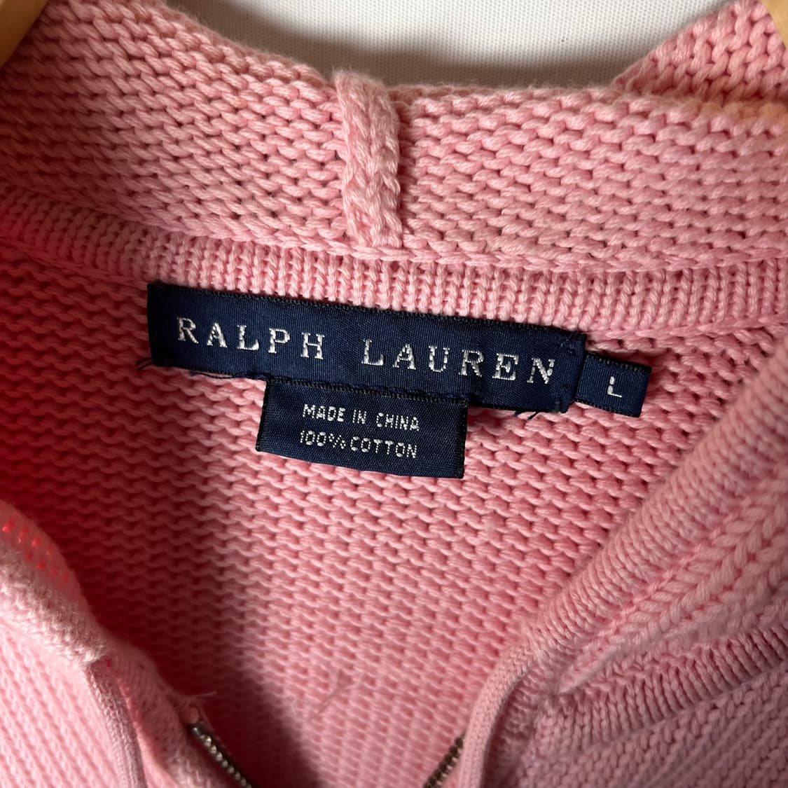 [Ralph Lauren] 랄프로렌 코튼 니트 후드집업 상품이미지5