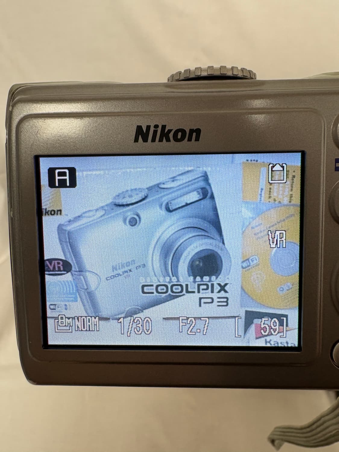 Nikon coolpix P3(쿨픽스 P3) 빈티지카메라 상품이미지6