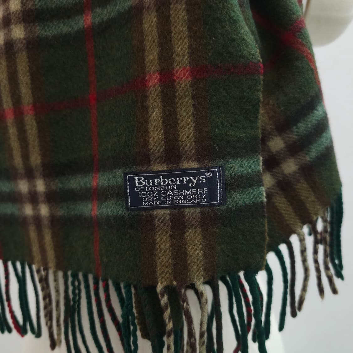 버버리 캐시미어 100% 머플러 상품이미지4