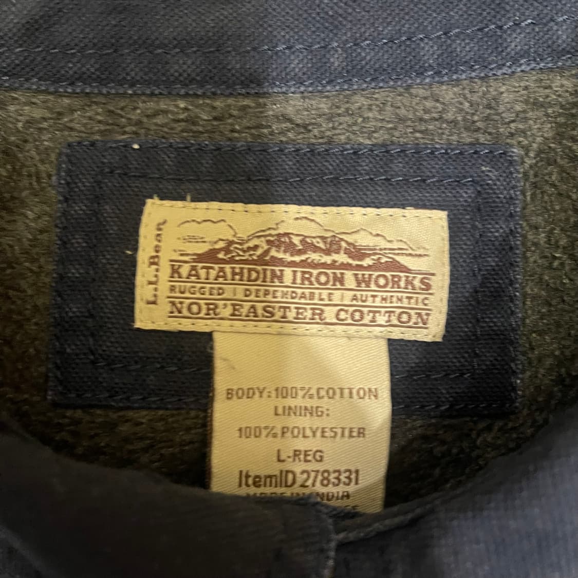 엘엘빈 아웃도어 워크 셔츠자켓 안감 플리스 상품이미지2