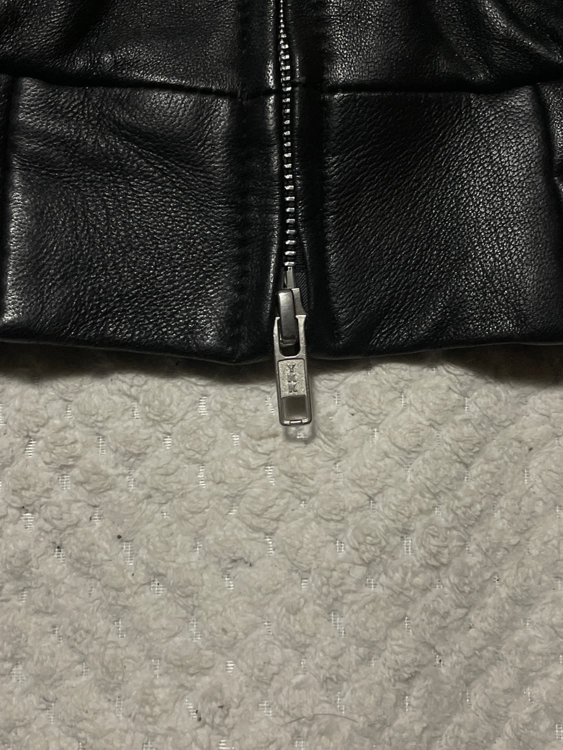 DOFFJASON 도프제이슨 오버핏 램스킨 양가죽 봄버 레더 자켓 상품이미지6