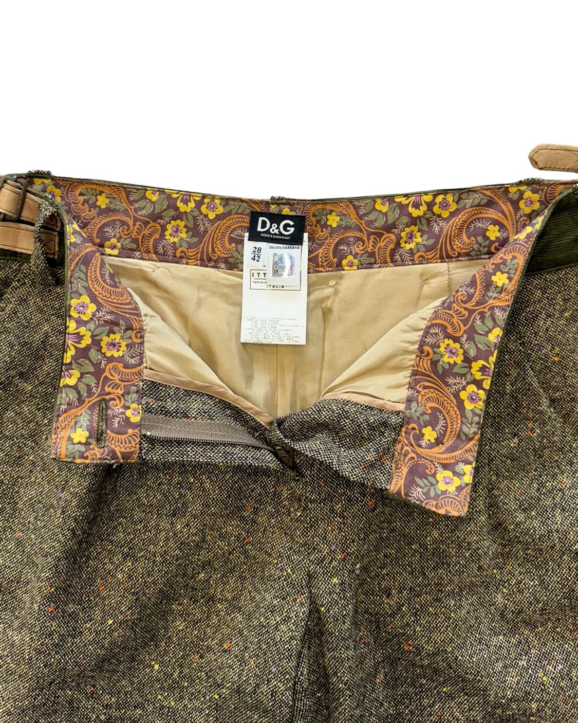 돌체앤가바나 스펙클 트위드 크롭 팬츠 상품이미지9