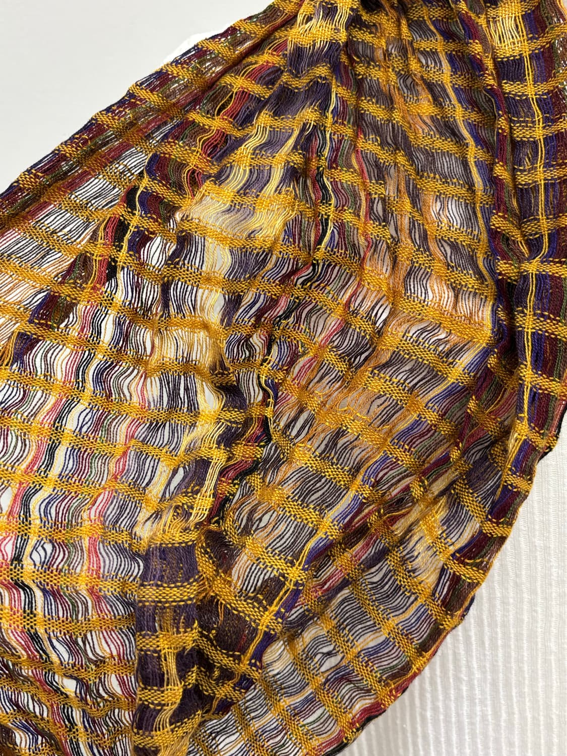 빈티지 체크 머플러 상품이미지5