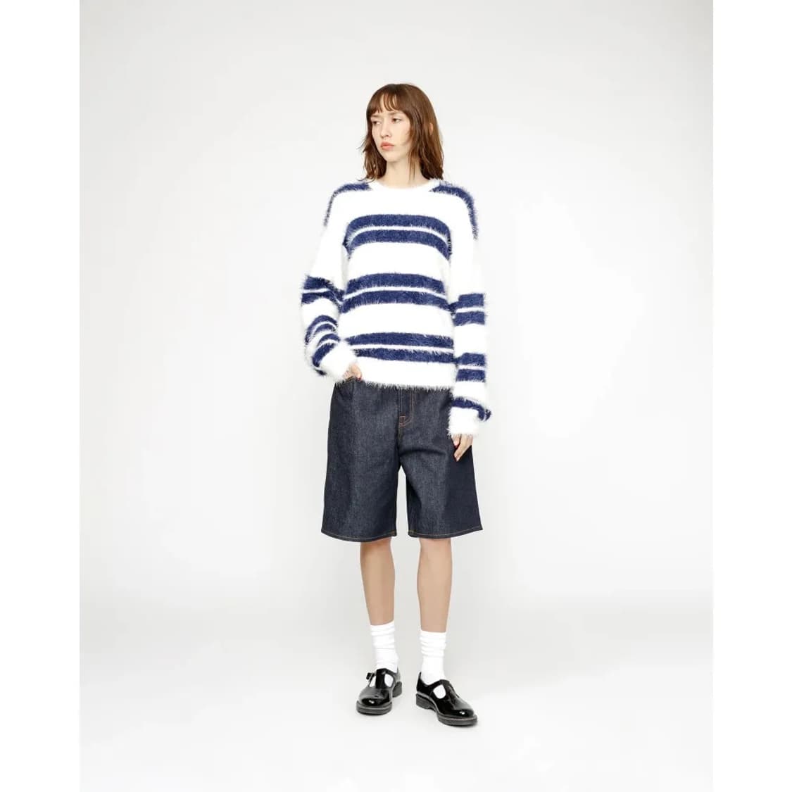 스투시 헤어리 스트라이프 니트 상품이미지3