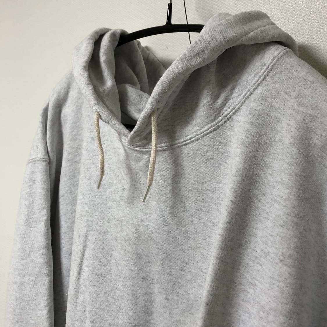 jjjjound 자운드 후드티 스웻 맨투맨 xxl 애쉬 그레이 상품이미지3
