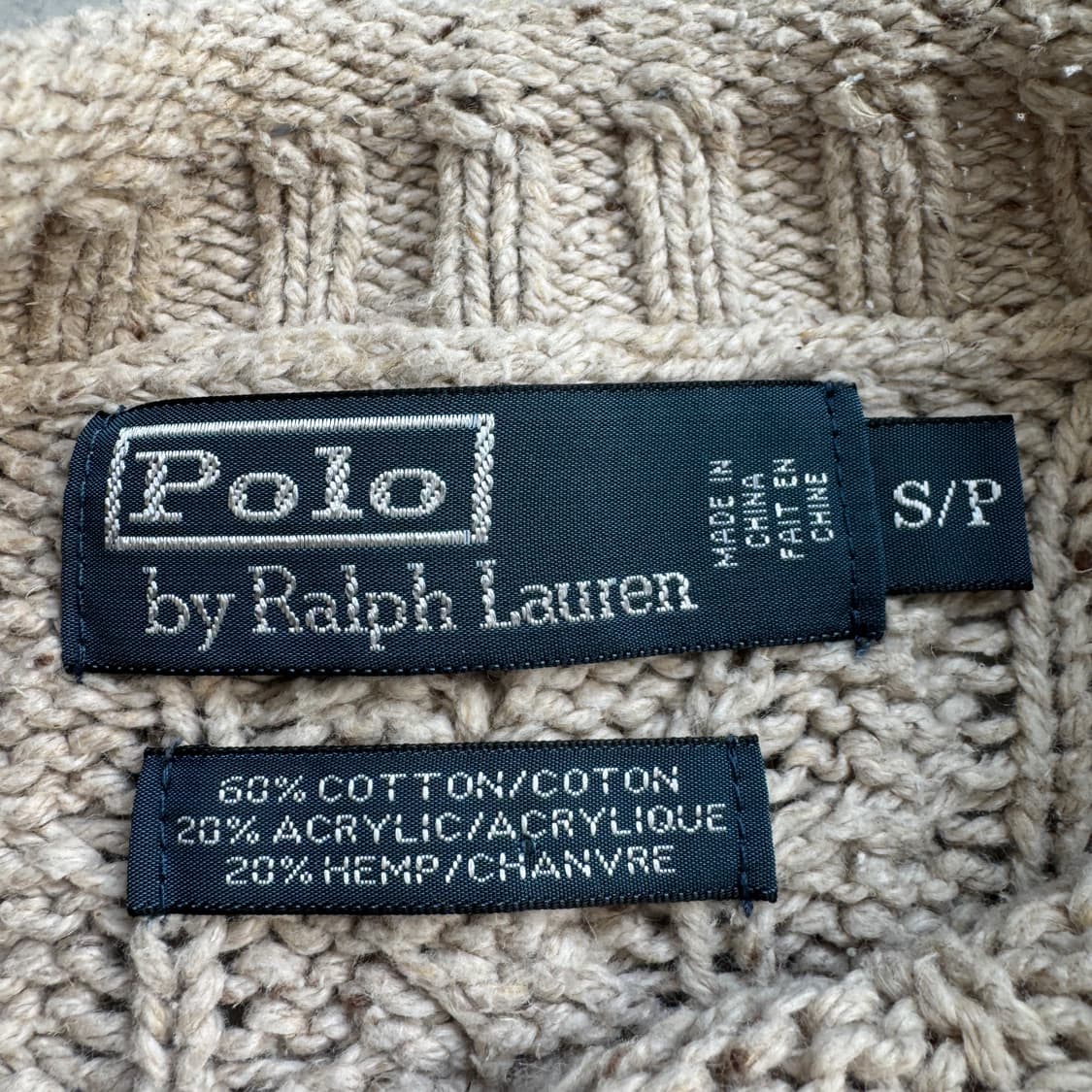 폴로 피셔맨 꽈배기 니트 스웨터 상품이미지4