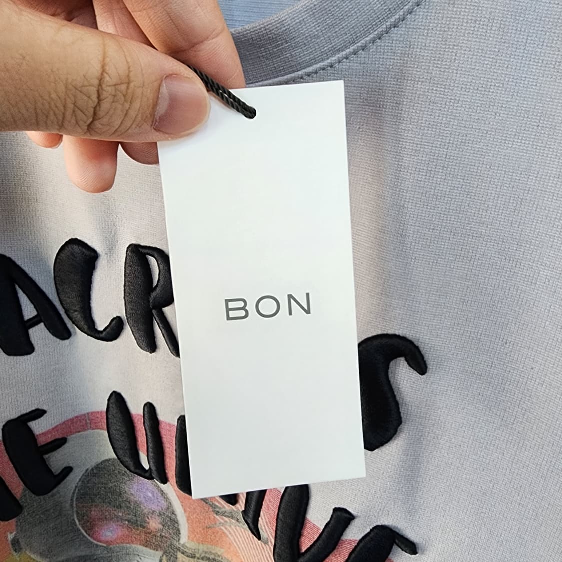  BON 그레이 프린팅 반팔 티셔츠 상품이미지7