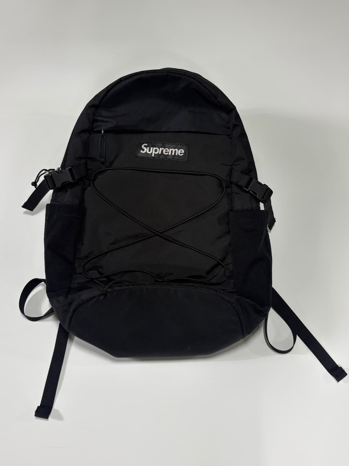 16SS Supreme (슈프림) 코듀라 블랙 백팩 상품이미지1