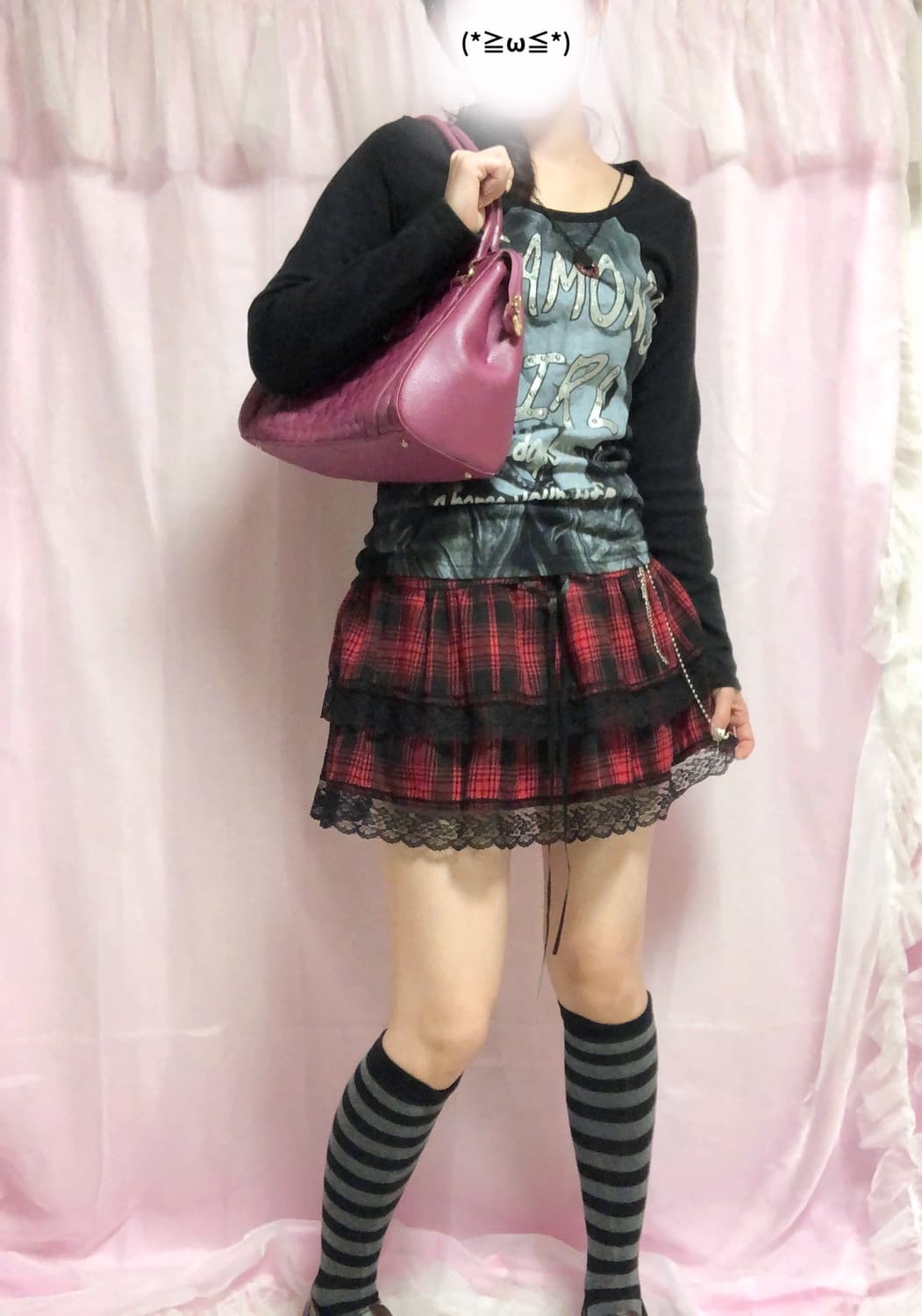 빈티지 러브캣 하트퀼팅 숄더백 상품이미지3