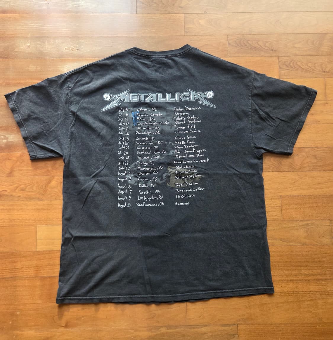 00s 빈티지 메탈리카  metallica 밴드티 [2xl] 상품이미지2