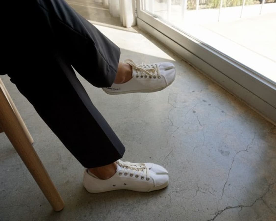 마르지엘라/ 타비 화이트 스니커즈 / 41 상품이미지2