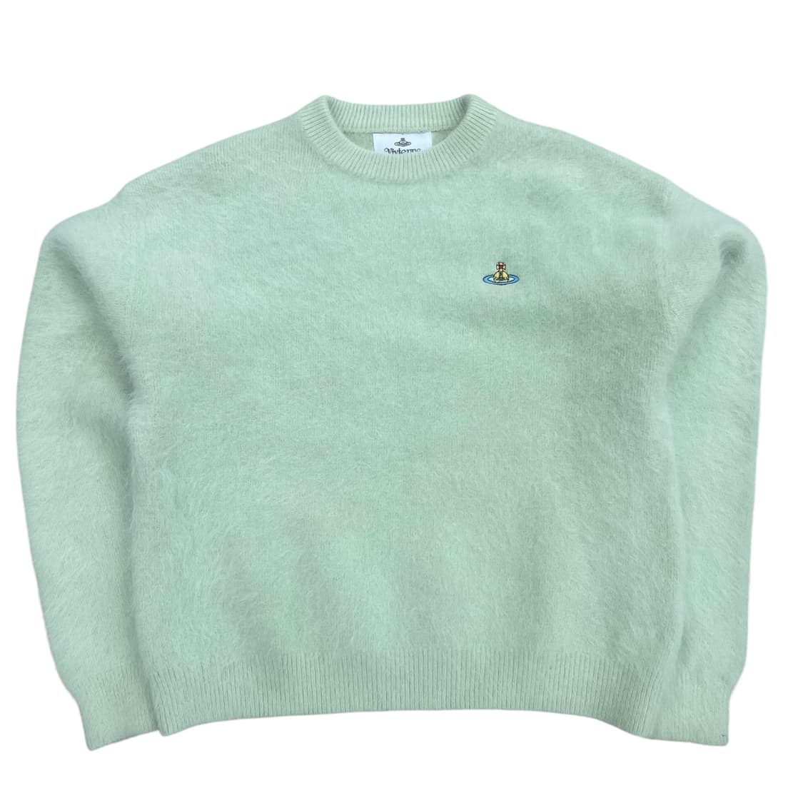 빈티지 비비안 웨스트우드 민트 앙고라 니트 상품이미지1