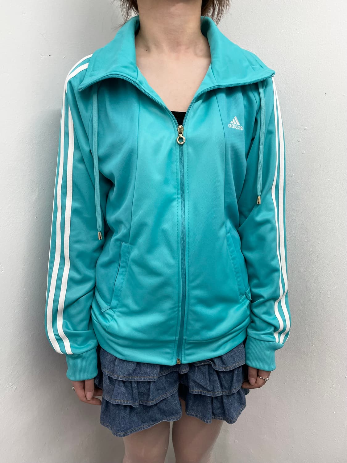 민트코어 키치 아디다스 져지🩵 상품이미지2