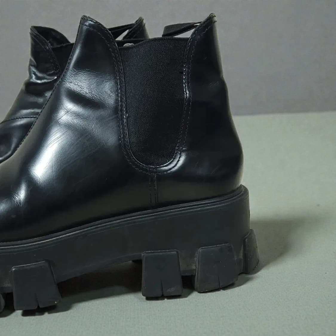 PRADA 프라다 모노리스 첼시 부츠 37 1/2 상품이미지5