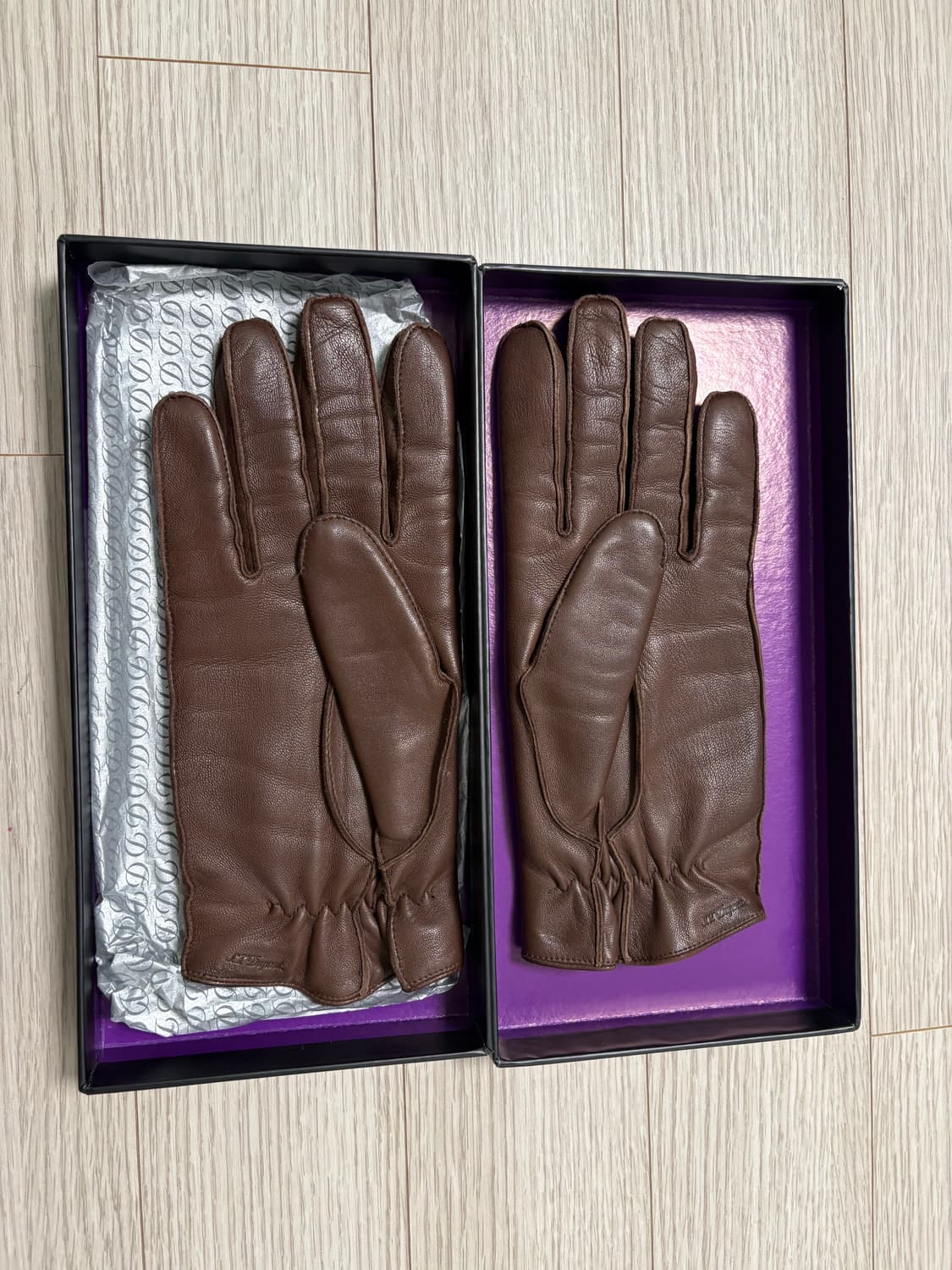 듀퐁 브라운 가죽장갑 상품이미지2