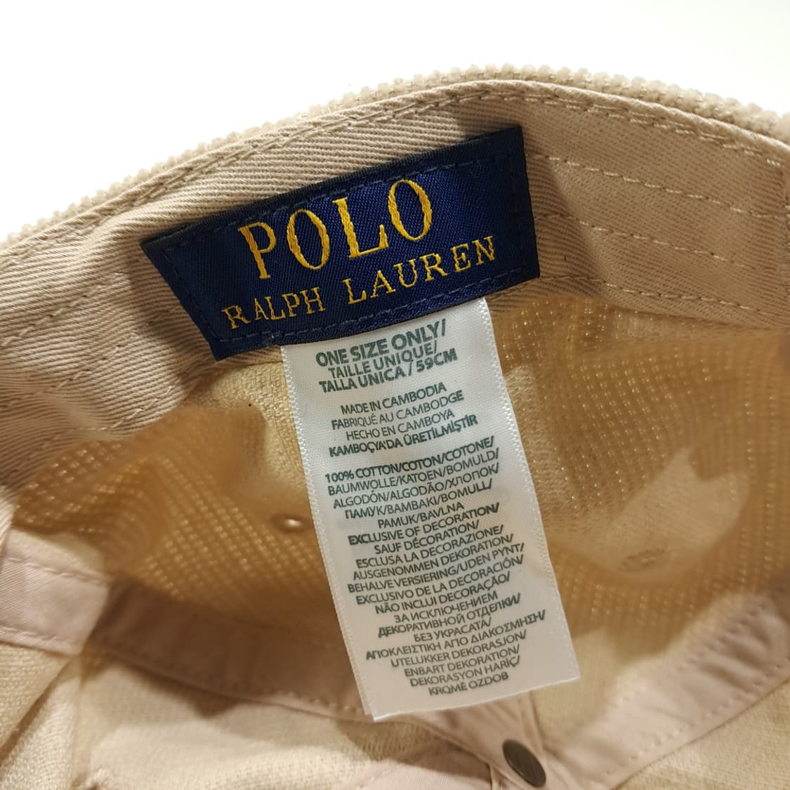 CL421 폴로 코듀로이 베이지 볼캡 모자 상품이미지8