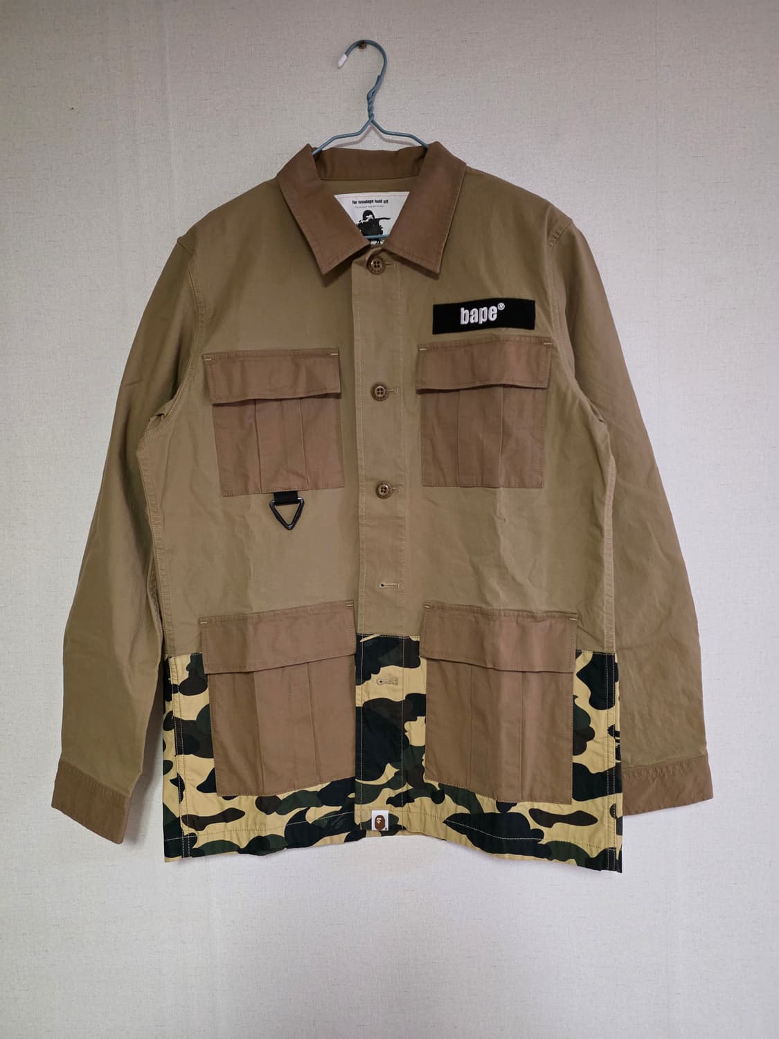 [M] 베이프 1ST 옐로 카모 헌팅 자켓베이프 1ST 카모 헌팅 자켓 상품이미지1