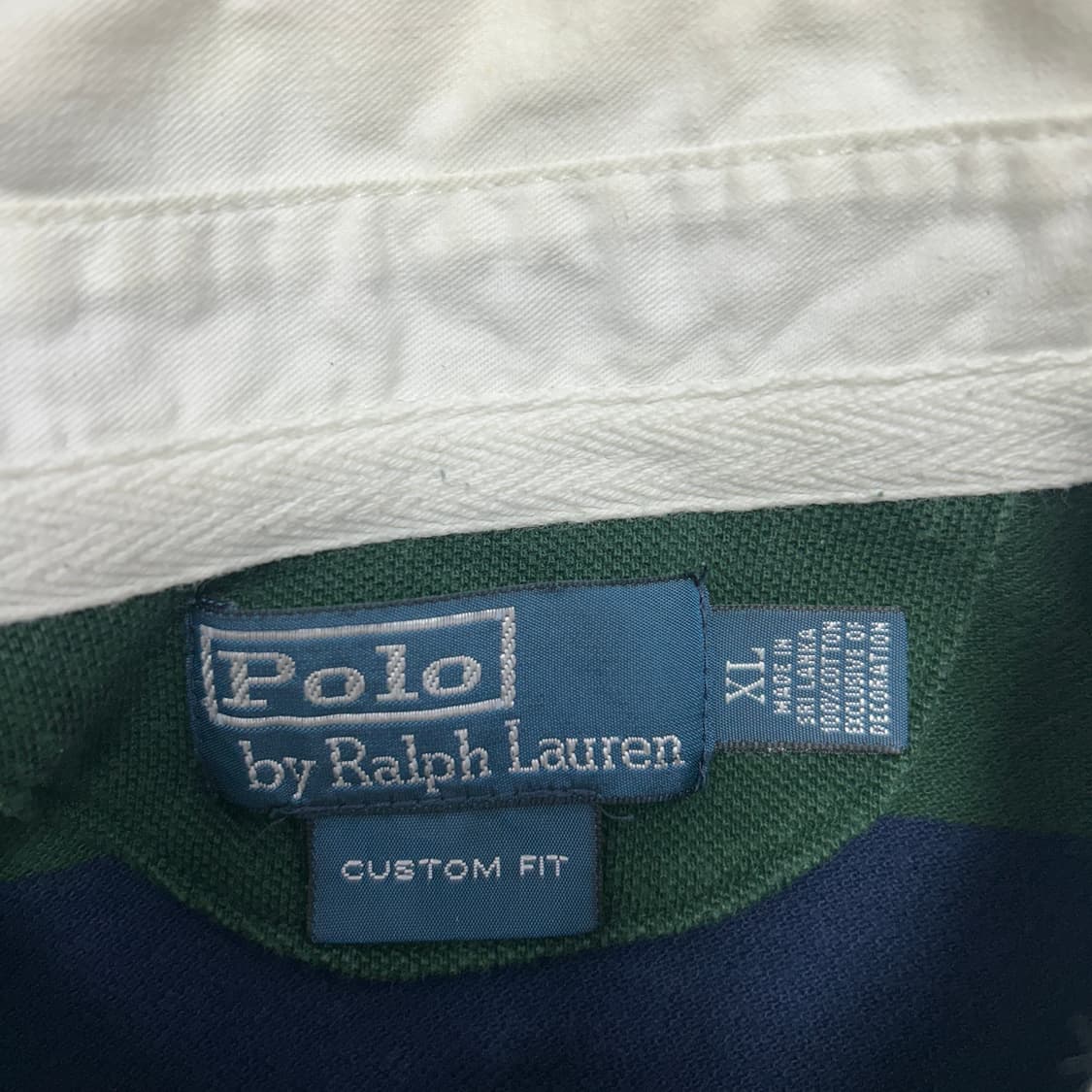 폴로 스트라이프 반팔 럭비셔츠(XL) 상품이미지2