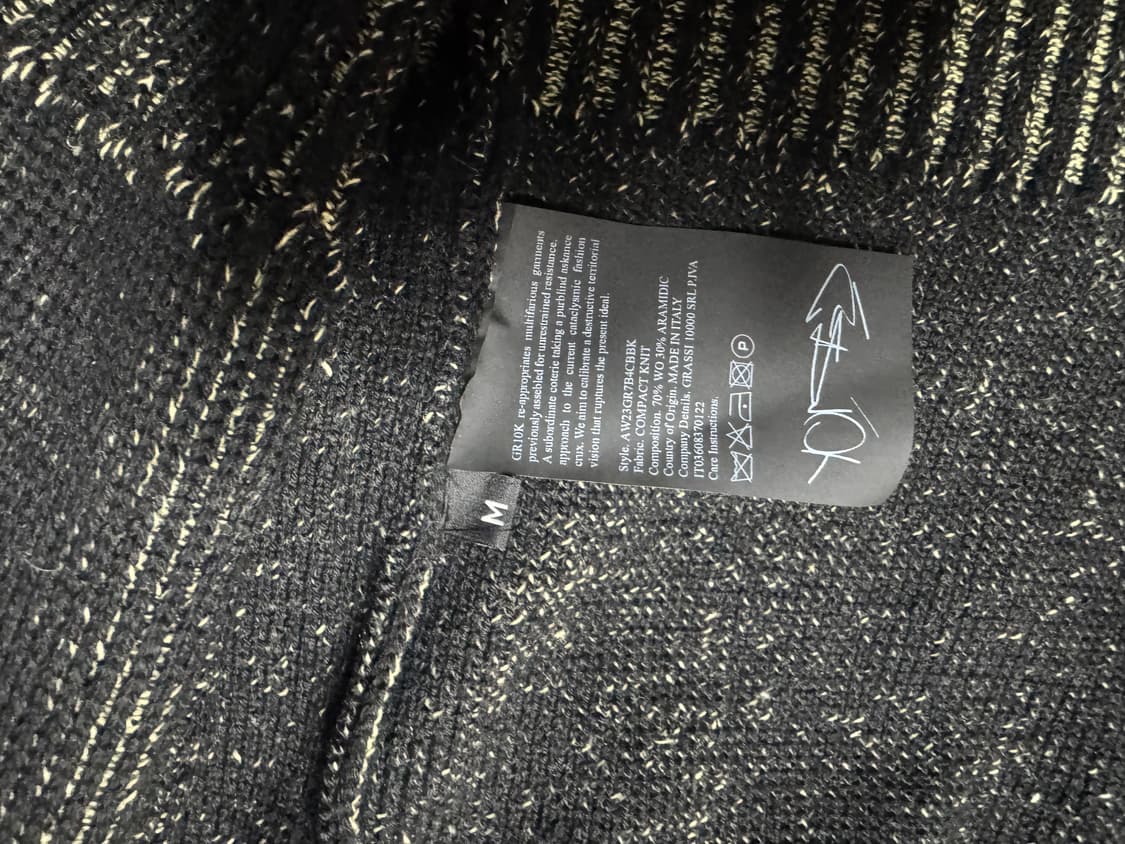 Gr10k 니트집업 M사이즈 상품이미지4
