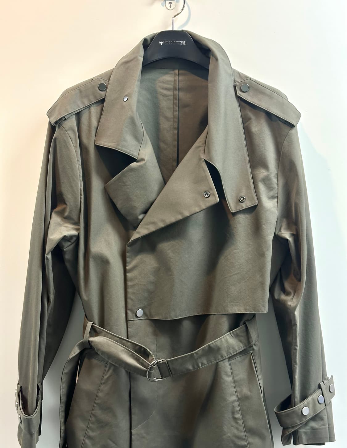 시스템옴므 올리브 트렌치 코트 (95, M) 상품이미지7