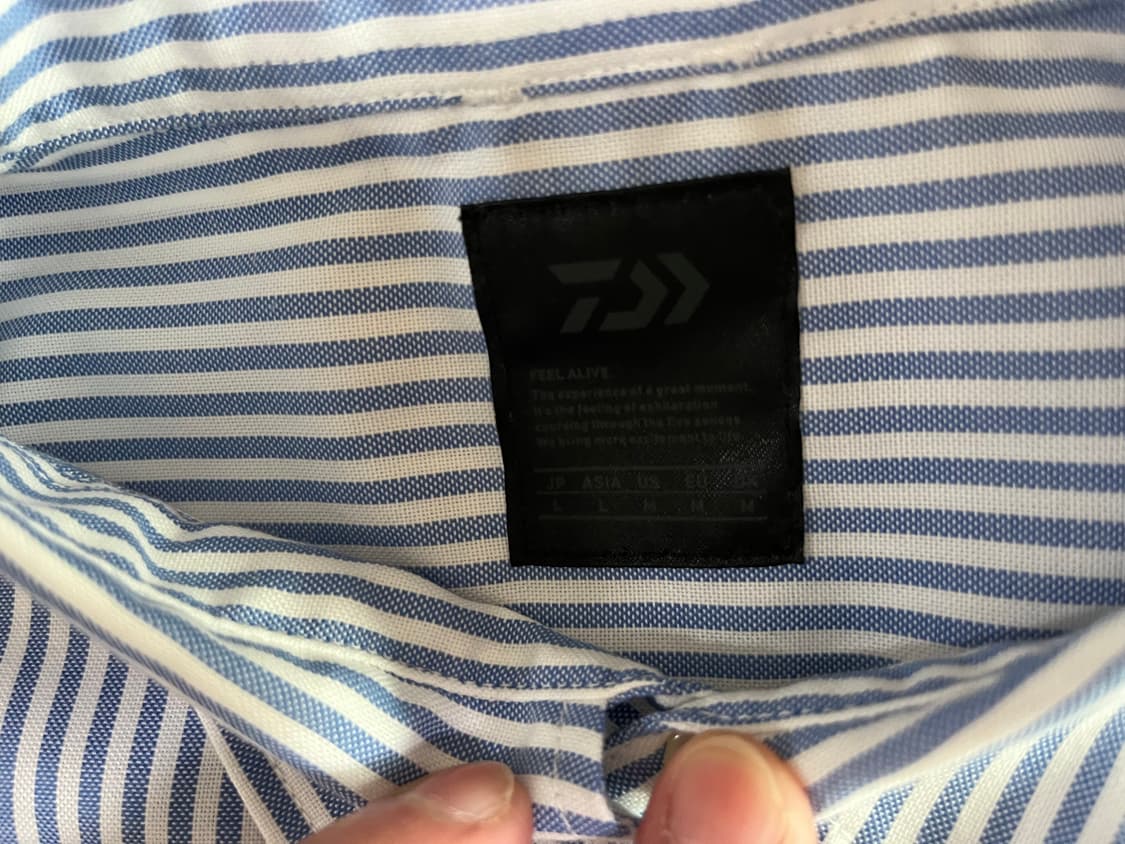 (새상품)(L)다이와피어39 테크 옥스포드 셔츠 상품이미지5