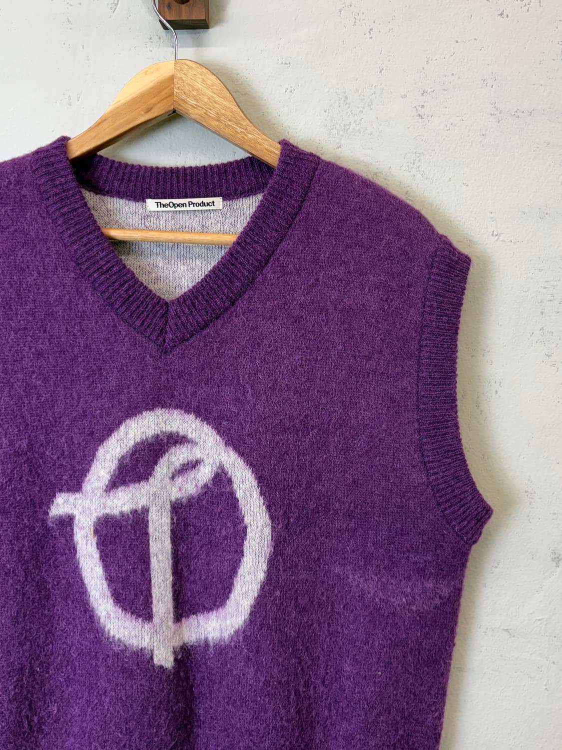 더오픈프로덕트 모헤어 베스트 퍼플 상품이미지2