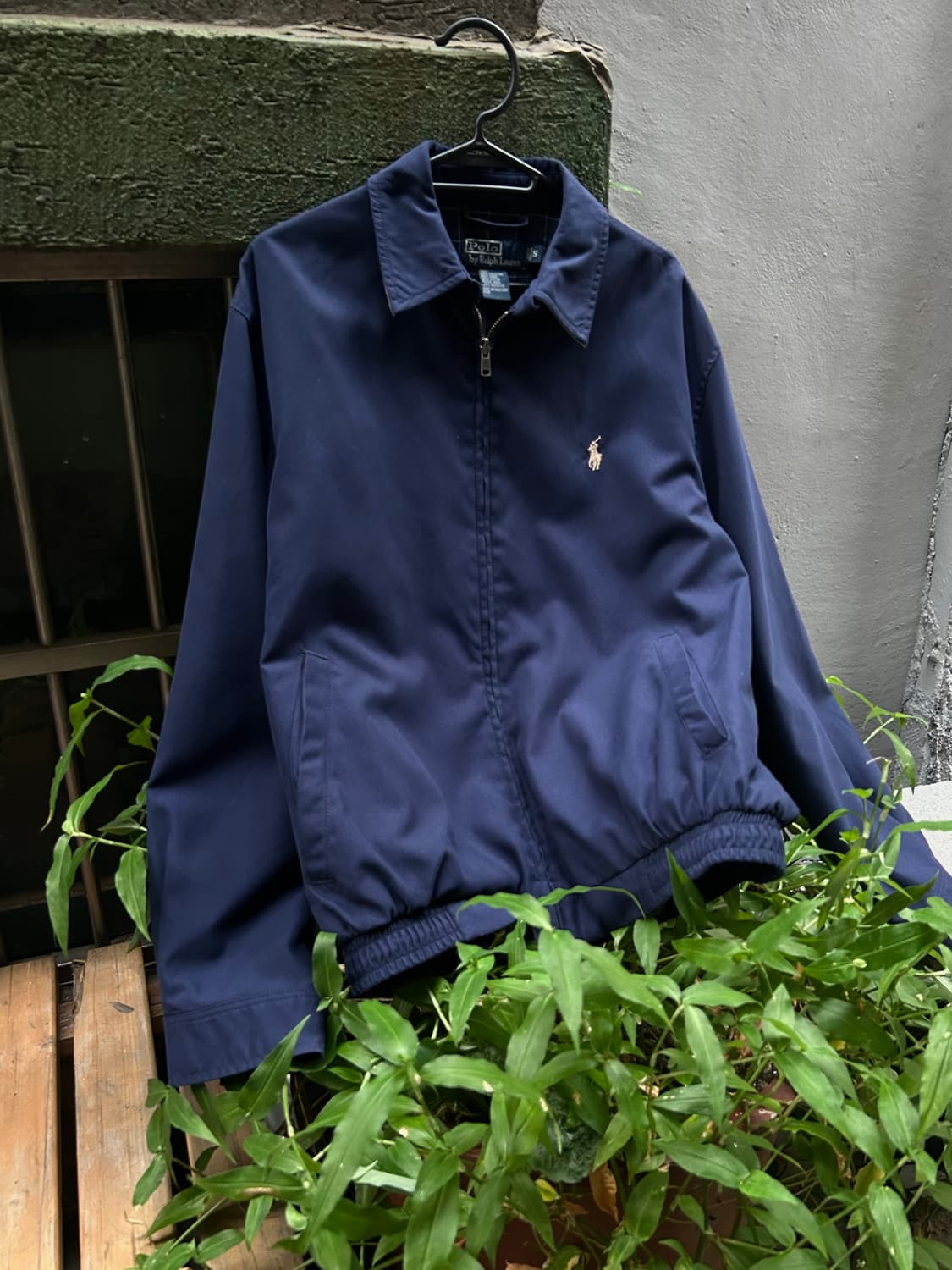*rare* 빈티지 90s 폴로 네이비 해링턴 자켓 상품이미지1