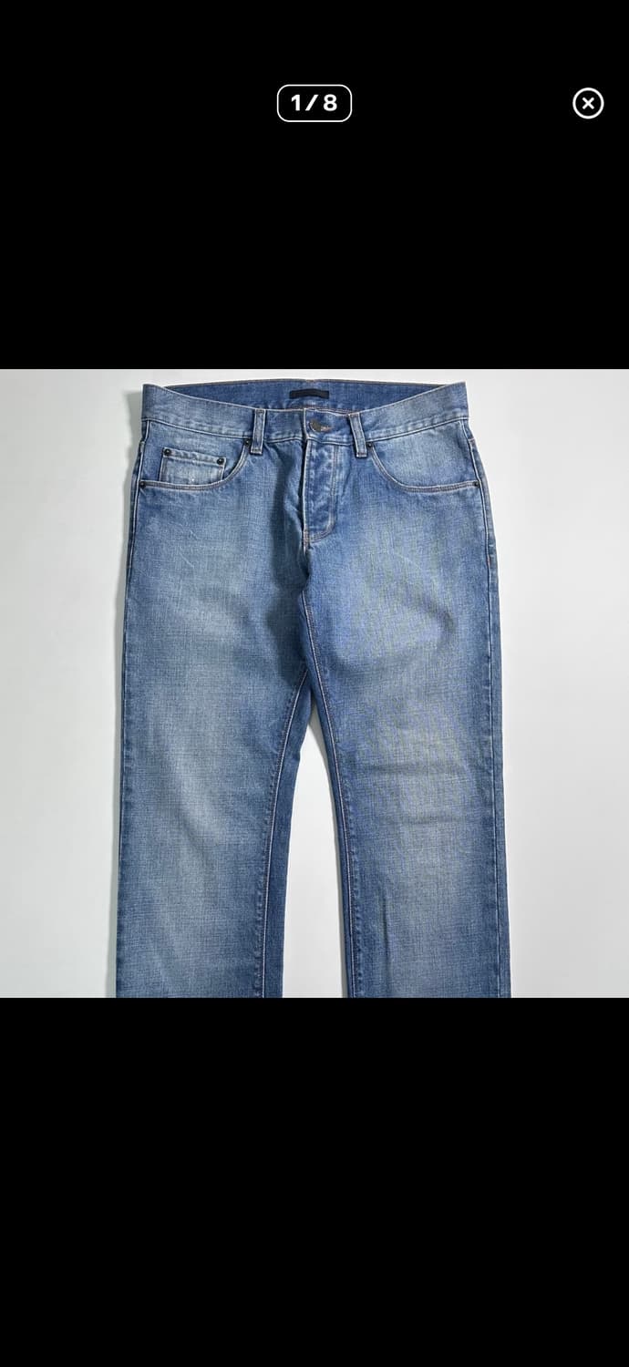 프라다 중청 데님팬츠 상품이미지1