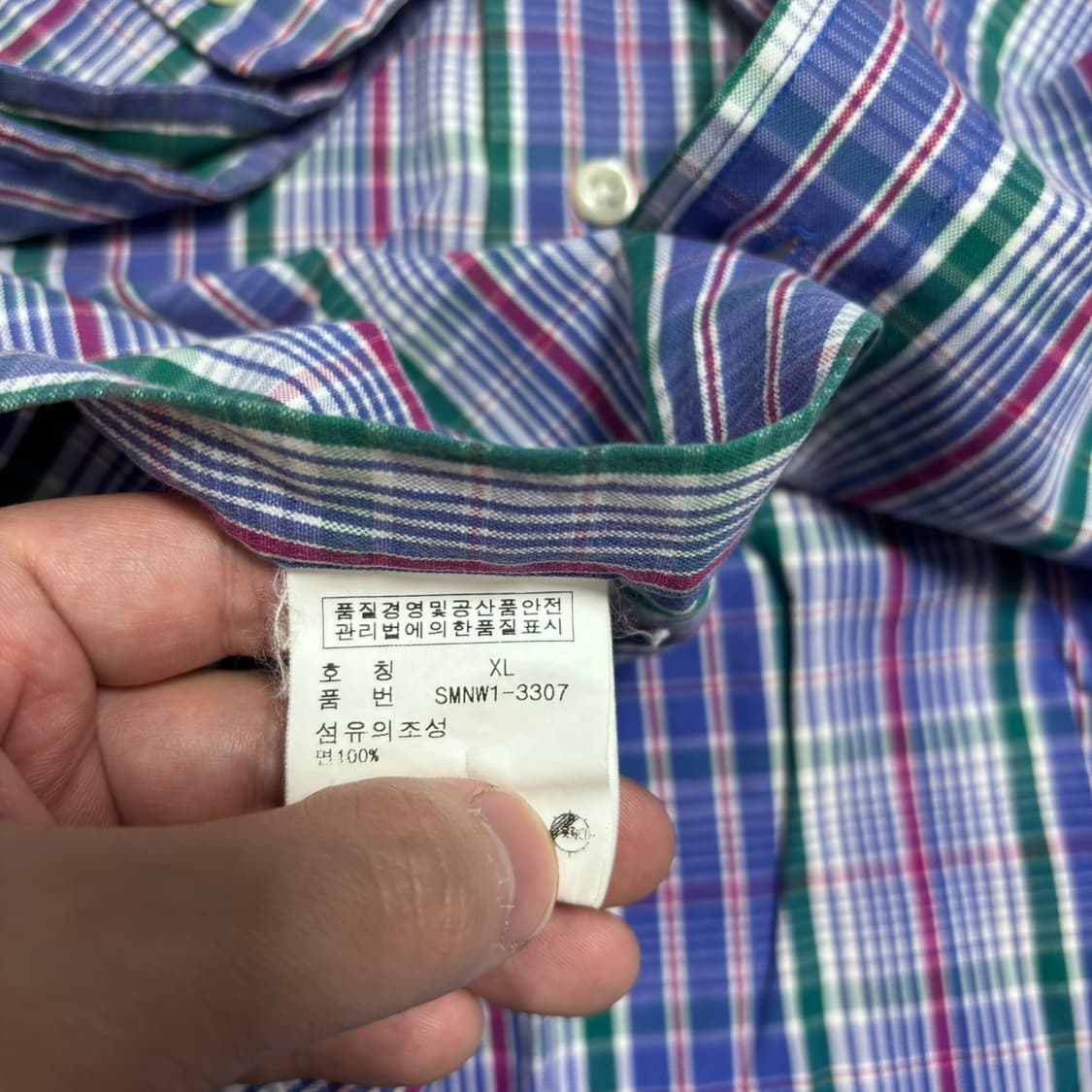 폴로 랄프로렌 블레이크 체크 셔츠 상품이미지5